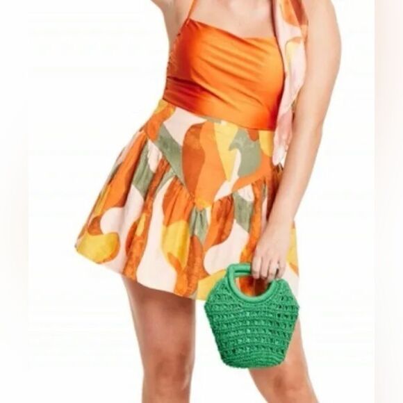 Fe Noel Target Mini Skirt Size 2 NWOT - Picture 2 of 6